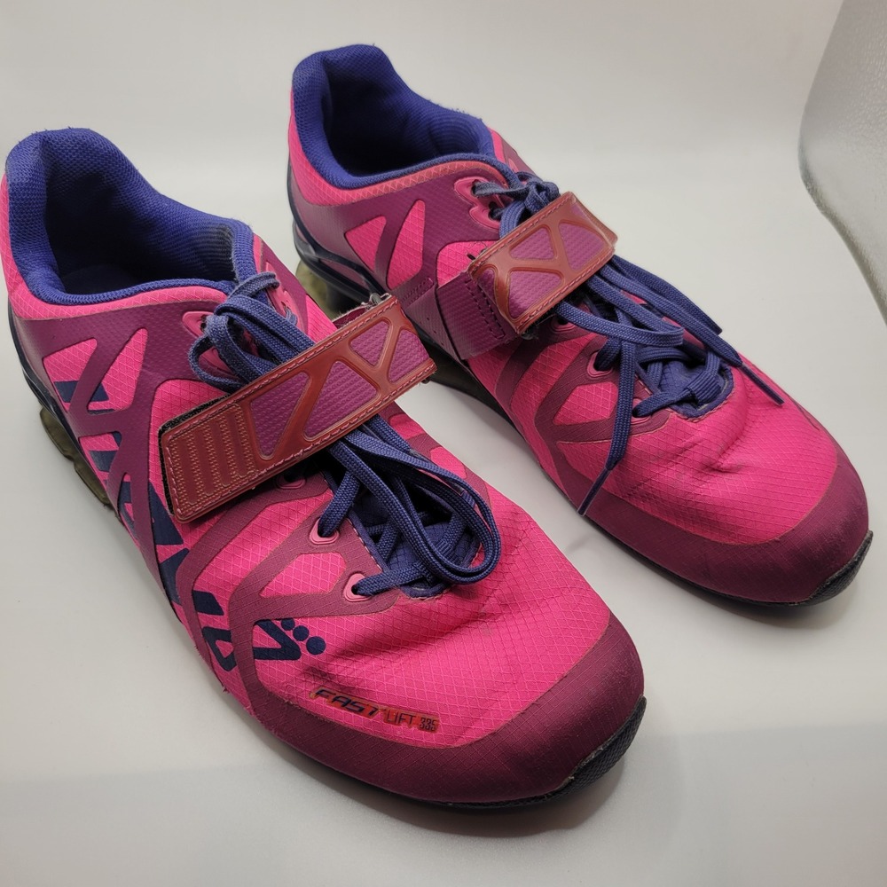 Inov-8 Fastlift 335 Women's Weightlifting Shoes Pink Purple Size 9 US‎ Lifters